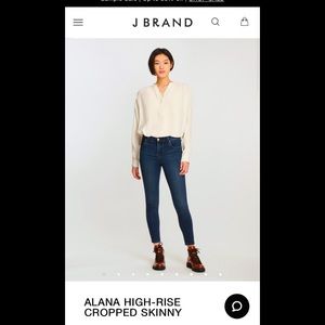 WORN 1X‼️ JBRAND “ALANA” CROP HI-RISE SKINNY 👖‼️